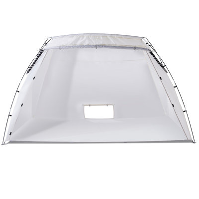 Cabine de peinture portable, tente de peinture en aérosol plus grande avec plancher et moustiquaire intégrés, station de peinture pour outils de bricolage, abri de peinture en aérosol 10 x 7 x 6 pi