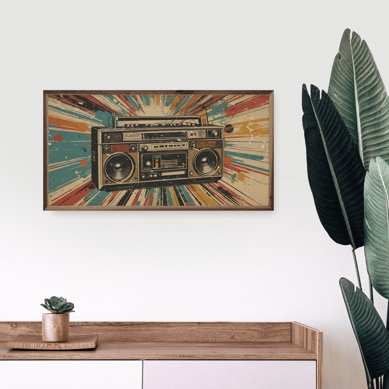 Boombox, H 8 po x l 16 po