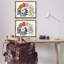 Ensemble de 2 toiles flottantes encadrées «Fly Away Butterfly Spirals» par Ann Jasperson-1804459802-1804459798