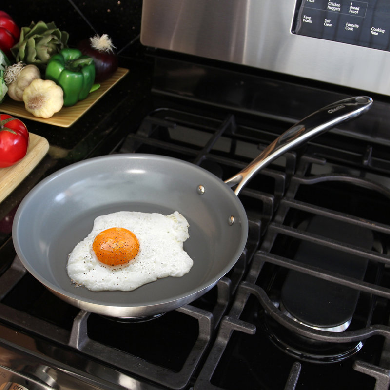 Induction 21 Steel™ Non-Stick Frying Pan, 10" Diameter