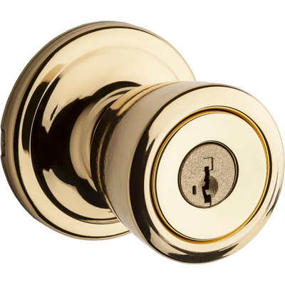 Abby Keyed Door Knob with Circle Rosette