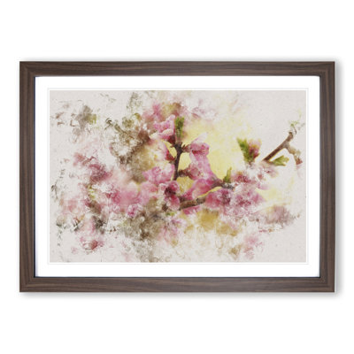 Cherry Blossom Flowers - Picture Frame Painting