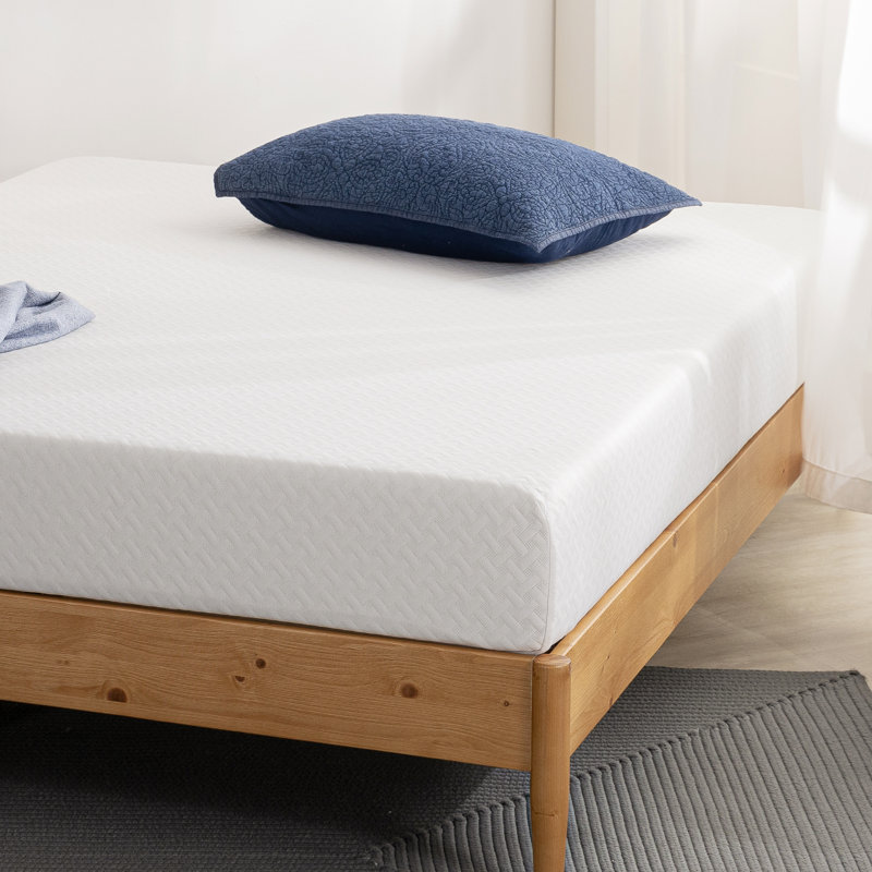 Queen 8'' White Gel Memory Foam Mattress