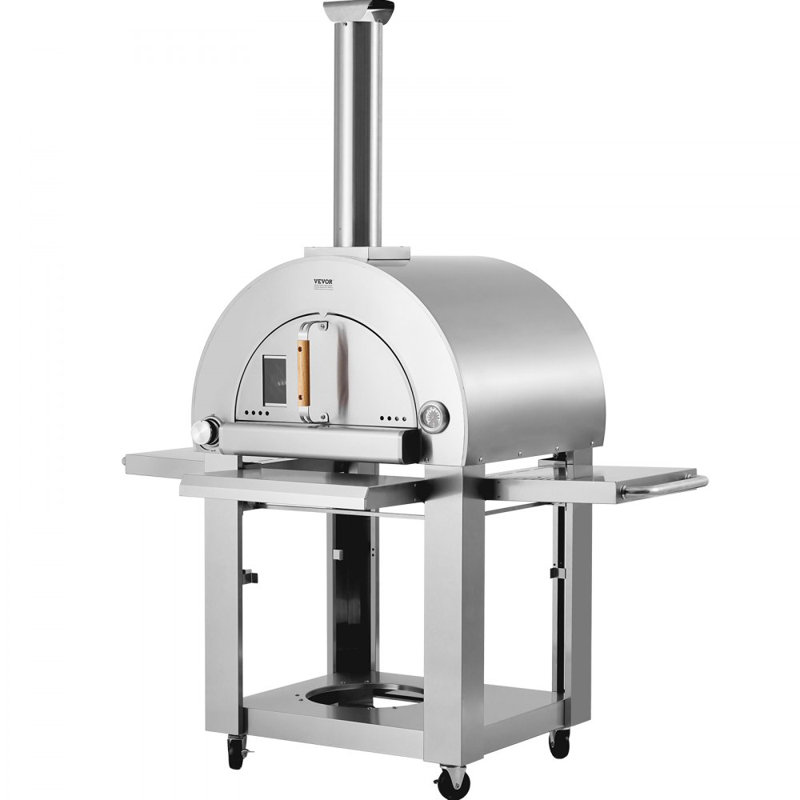 Four à pizza / à gaz 22 po avec roulettes pour camping