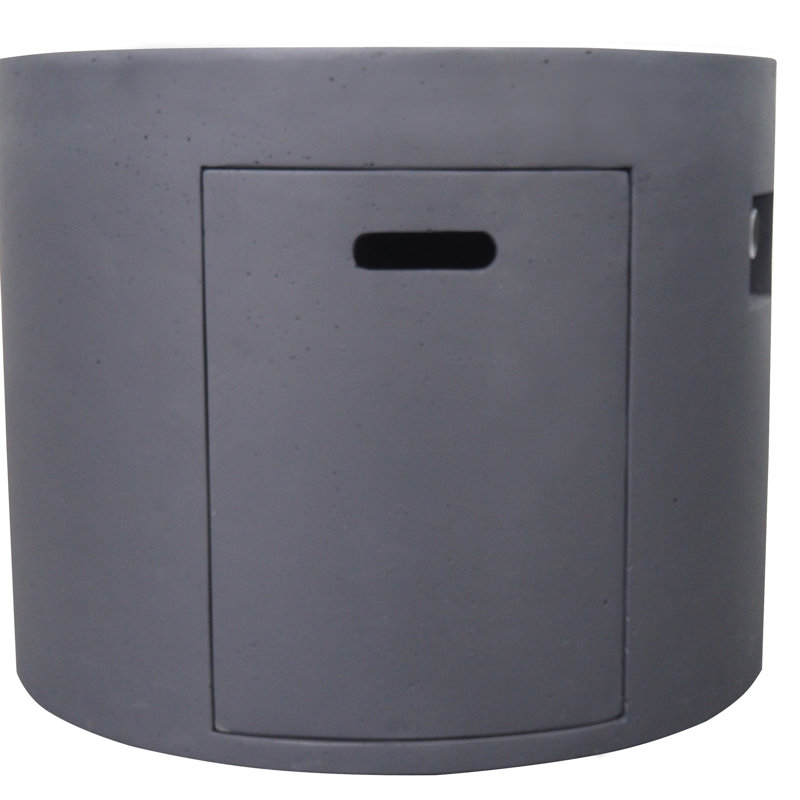 30.71 Inches Deep Fire Pit, 40,000 , Dark Grey, Hassle- Install Here Table , 31" Round, Built-In Tank
