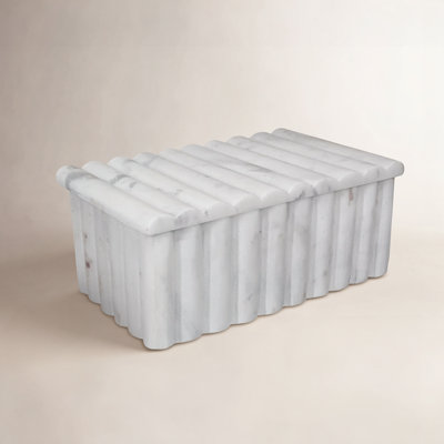 Marble Lidded Storage Box