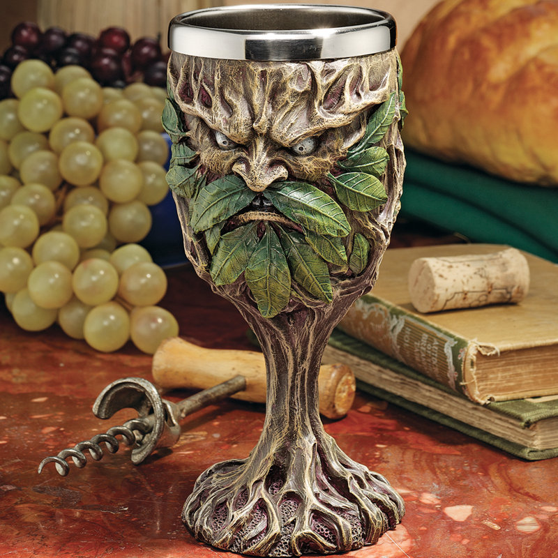 Greenman 8 oz. Resin Goblet