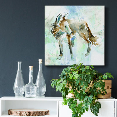 " Fox On Blue "