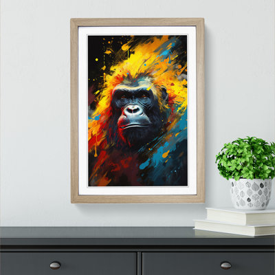 Gorilla Abstract - Framed Print