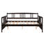 Lit de jour double - construction solide pour la chambre à coucher et le salon, fonctionne comme table de lit, double, rangement supplémentaire disponible