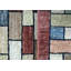 Hand-Knotted High-Quality Beige, Blue, and Rust Area Rug