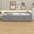 Full Size Upholstered L-Shaped Daybed – Twin Size Pop Up Trundle Included-1542214326