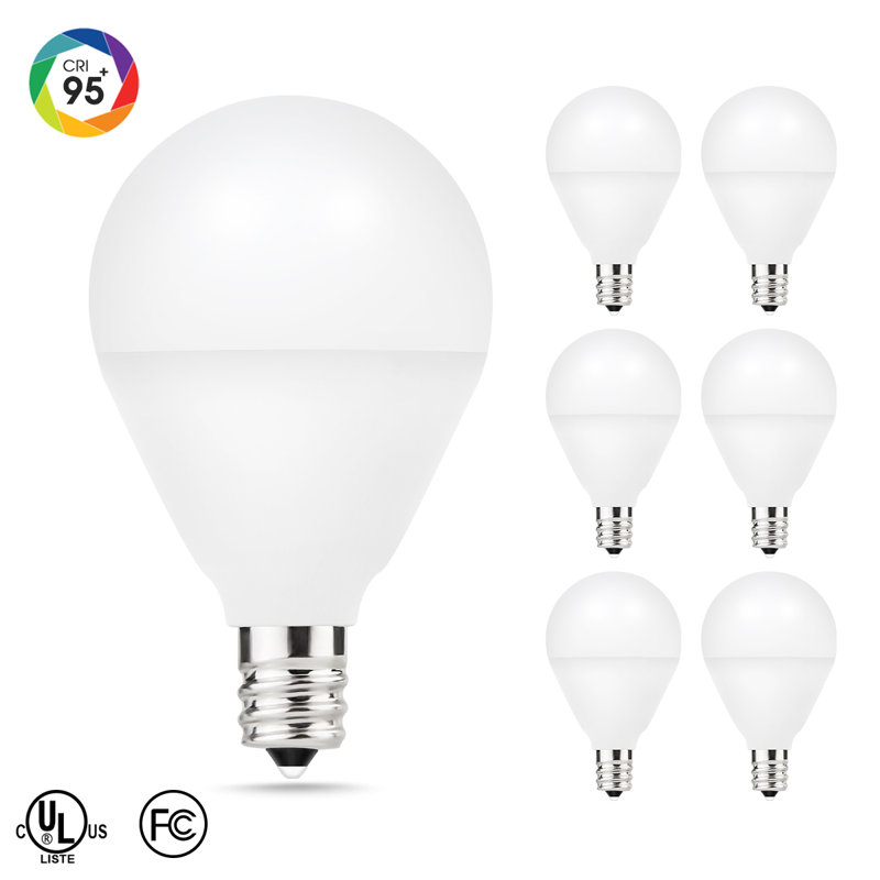 60 Watt LED Dimmable Light Bulb E12/Candelabra
