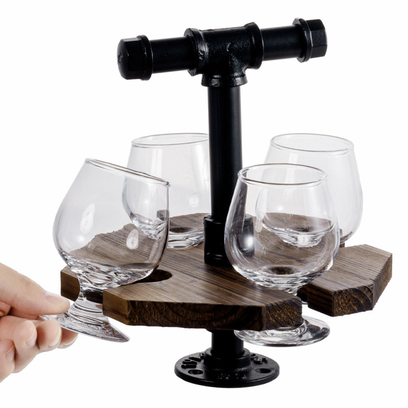 8 Piece 231ml Glass Snifter Set