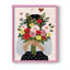 Collection Darling Valentine, reproduction encadrée B - bois massif-123231580-123231583