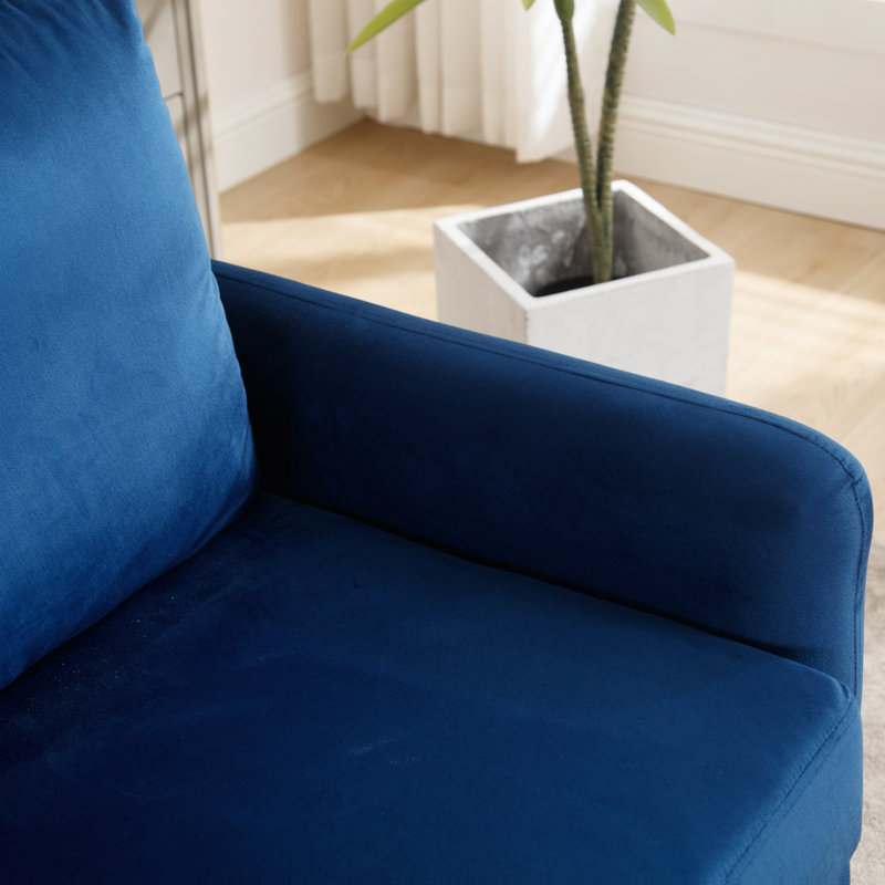 Causeuse 56,69 po, Bleu marine