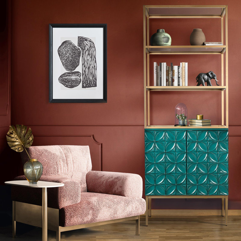 Obianuju Etagere Storage Bookcase
