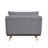 Convertible Tri-Fold Sleeper Chair with Pillow, Channel Stitching, and Hideaway Legs-1693377258