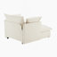 Ensemble de fauteuils rembourrés confortables avec repose-pieds pour le salon, offrant une détente inégalée et un design élégant.