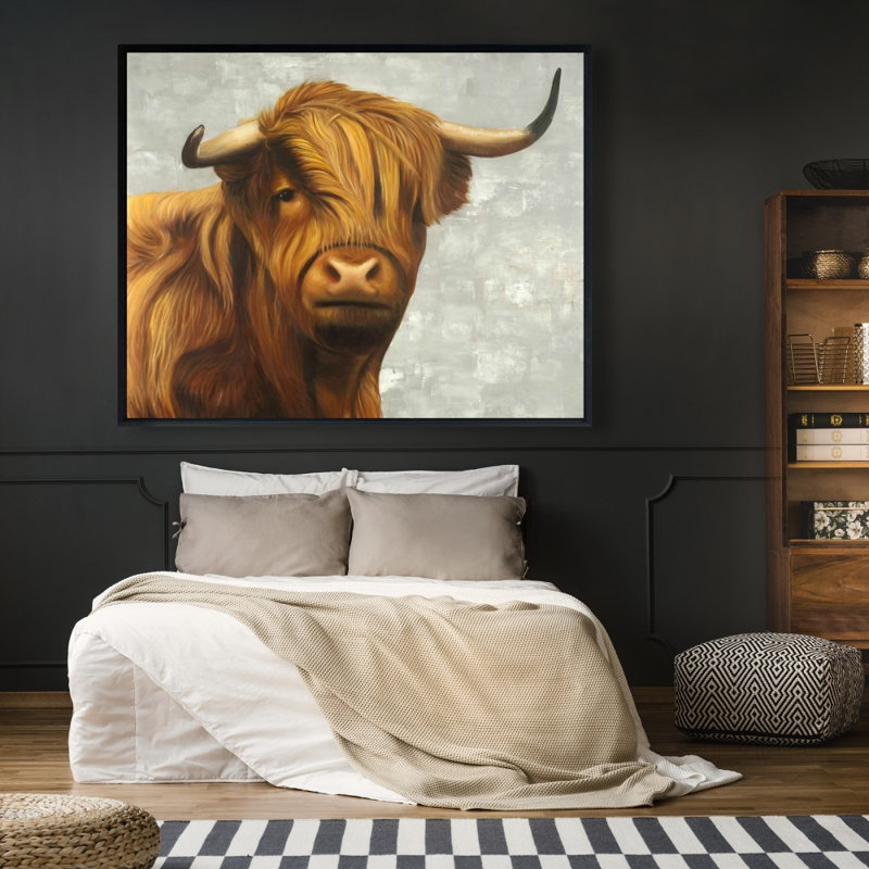 Highland Bovins, reproduction sur toile