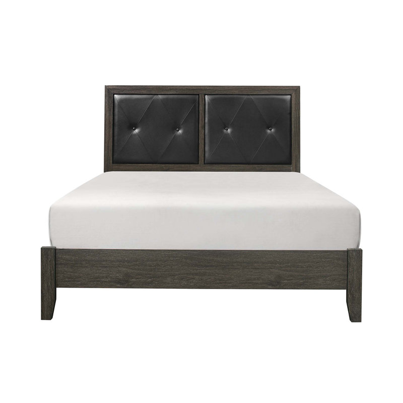 Tête de lit tapissier contemporaine en similicuir avec capitonnage, parfaite pour la décoration de chambre à coucher moderne