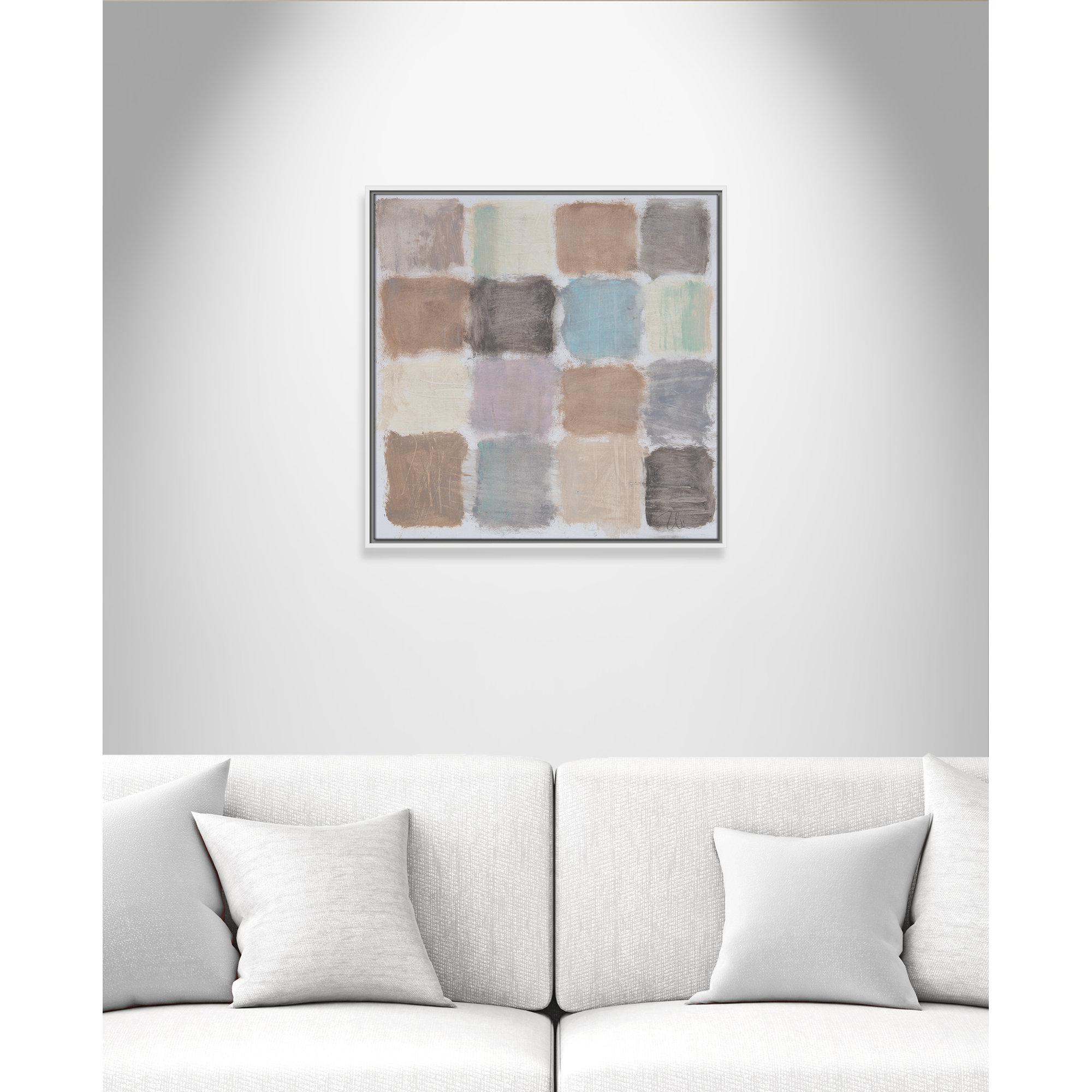 Powder Room Relections Print by Filippo Ioco for Birch Lane?, White, 25.5" H x 25.5" W x 2" D