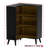 L-shaped Corner Display Case With Tempered Glass Doors, Led Lighted Curio Cabinet With Adjustable Shelves For Collectibles 