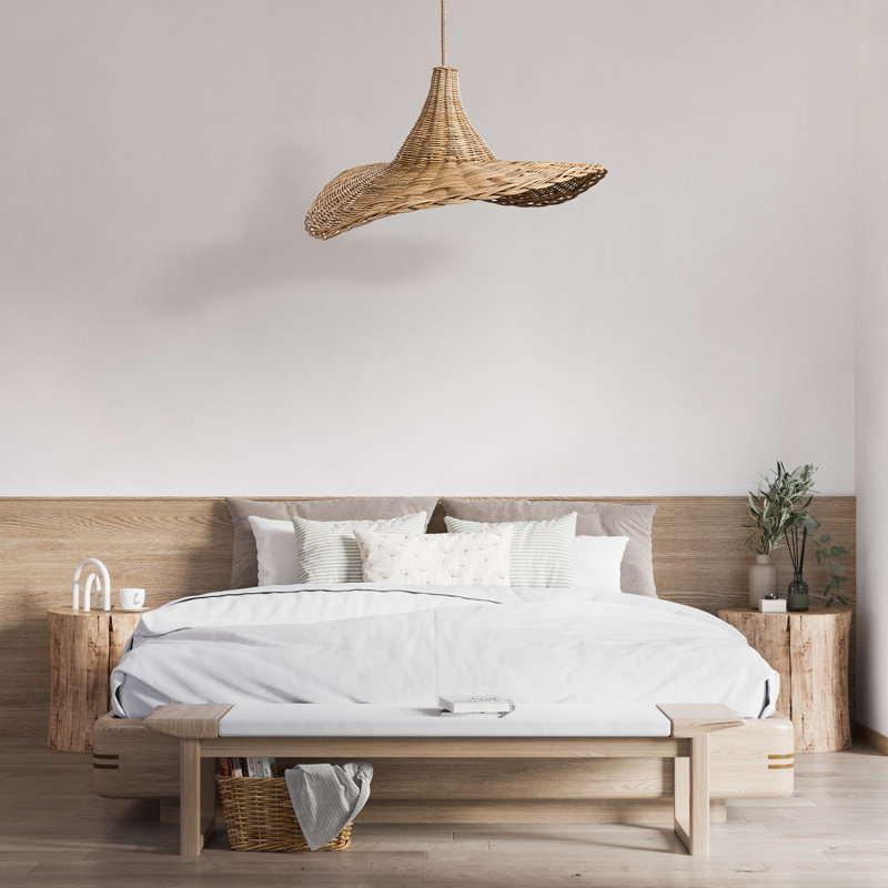 Luminaire suspendu zen en rotin Zen