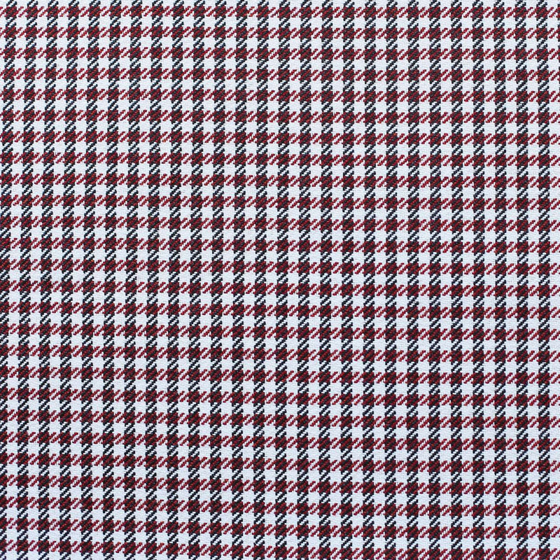 Houndstooth Reversible Pillow Insert, Red