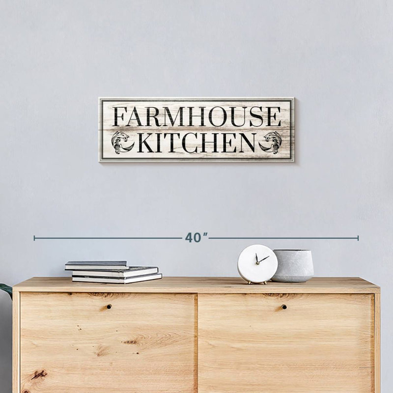 «Farmhouse Kitchen», impression sur toile, H 24 po x l 8 po x P 1 po