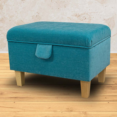 Polyester Upholstered Bench with Flip Top