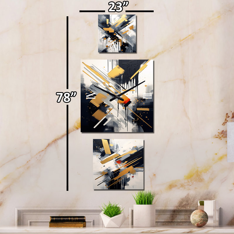 Dellanira Metal Wall Clock