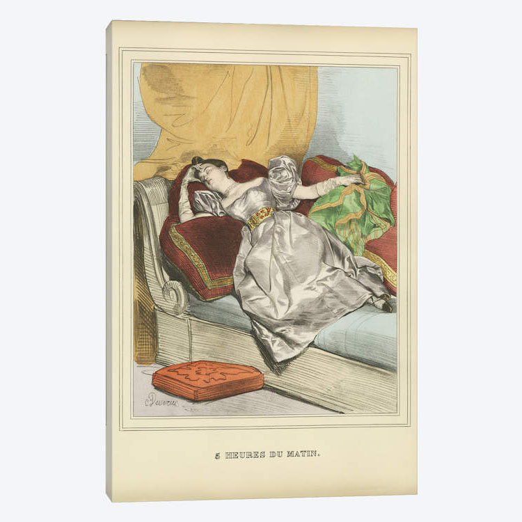 « rétro femme ad ii », impression sur toile, H 60 po x l 40po x P 1,5 po, Toile tendue, Pas de tapis