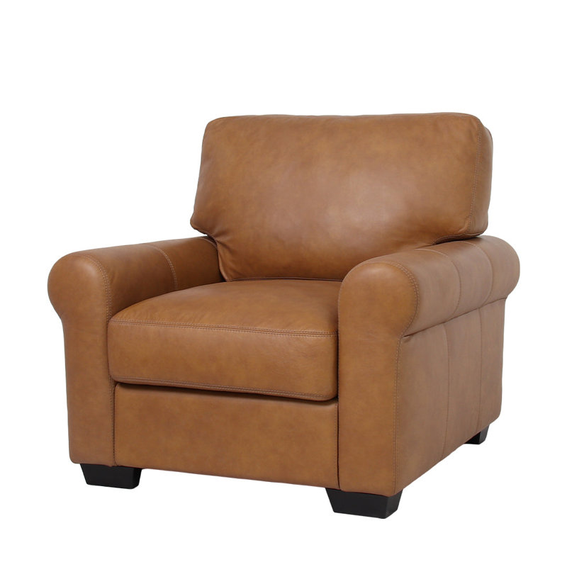 Fauteuil en cuir Florentine , Tanné