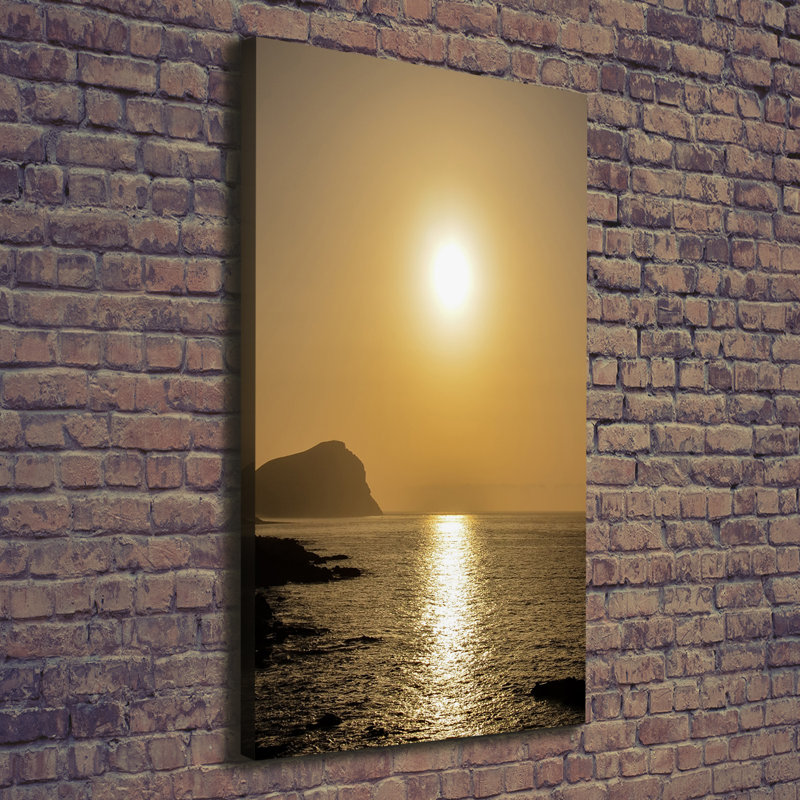 Sunset Sea - Wrapped Canvas Print