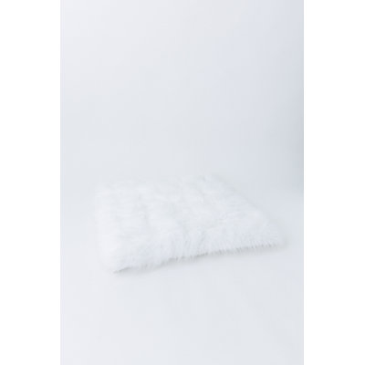 White Luxury Shag Play Mattress