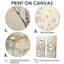 Harmonisation d'arbres beige I - impressions d'art traditionnelles sur toile-1234115799-1234115798-1234115784