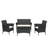 Baranowski 4 Seater Rattan Conversation Set