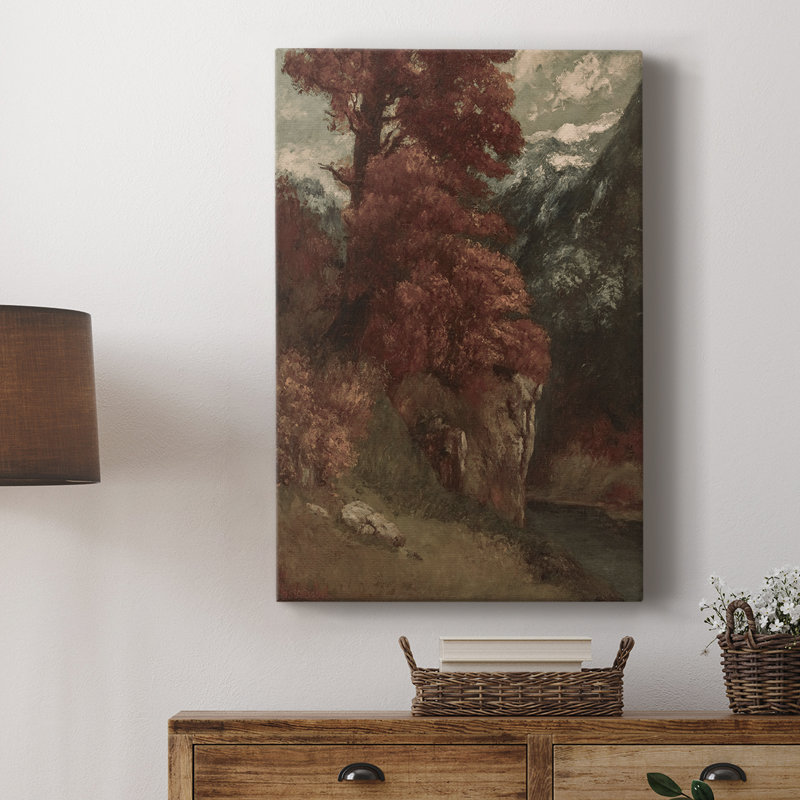 Paysage rétro CLXV III - galerie Cavas, H 48 po x l 32 po