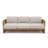 Outdoor Acacia Wood Sofa With Cushions