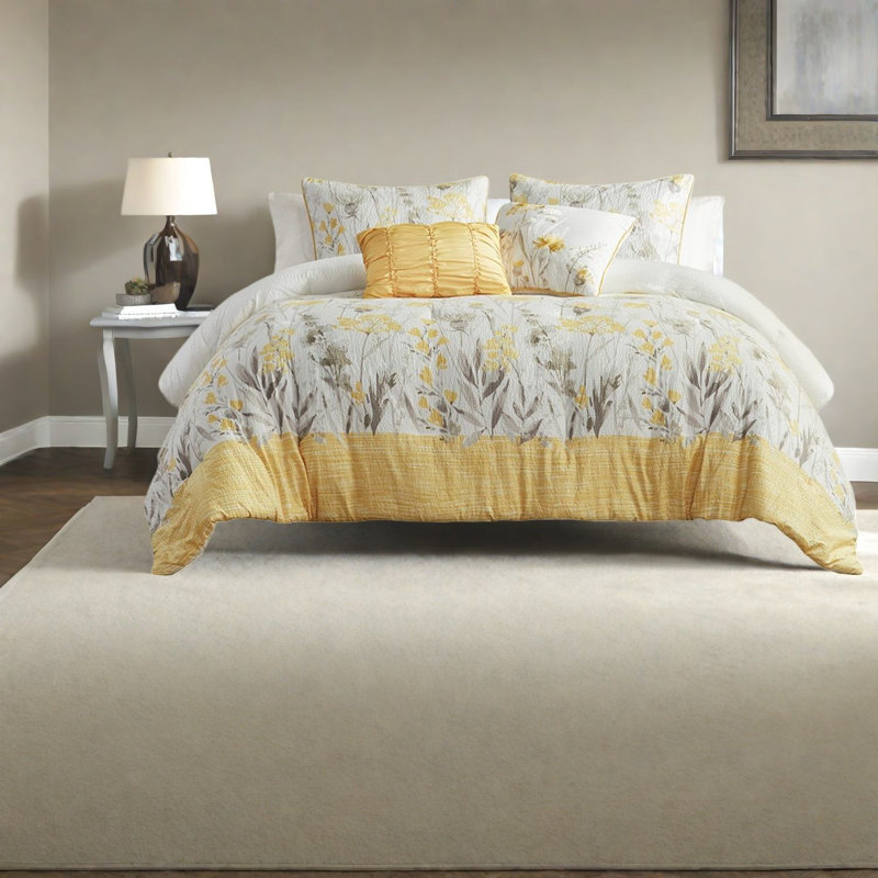 Comfortable Seersucker Bedding Sets, Polyester, Farmhouse Style, Perfect For Home