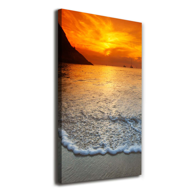 Sunset - Wrapped Canvas Print