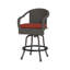 Tabouret 29,5 "avec coussin Sea Pines-1103683519-1103683456