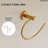 Wall-Mount Towel Ring Bath Hardware Accessory-128489646