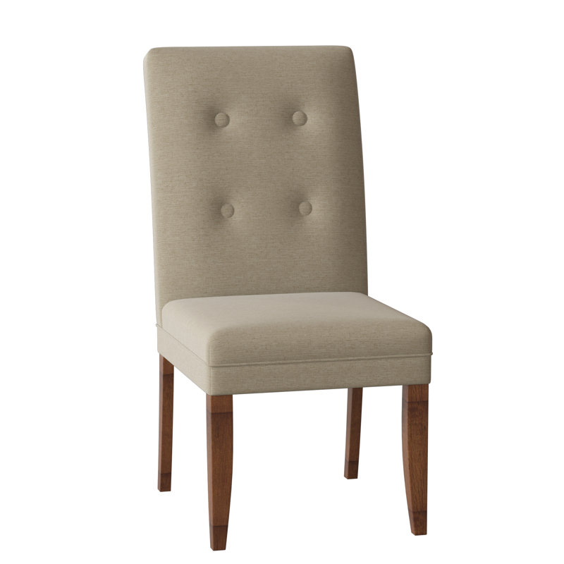 Chaise d'appoint rembourrée Halene, Marine, Brun rétro