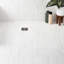 Bianco Dolomite 12x12 Stacked Honed Marble Mosaic Tile