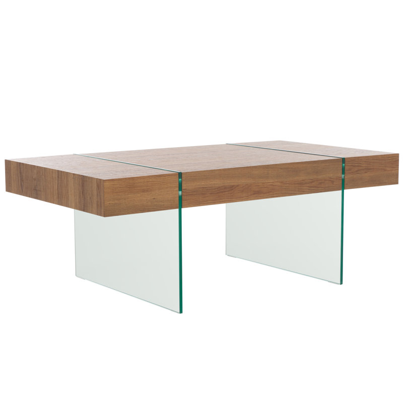 Table basse traîneau, Brun