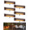 Éclairage de marches à basse tension 5ctct 8 pouces, éclairage de terrasse 12-24v AC / DC, aluminium, bronze huilé