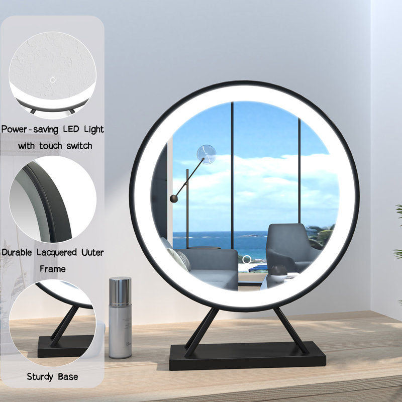 Bonfiglio Aluminium Round Mirror