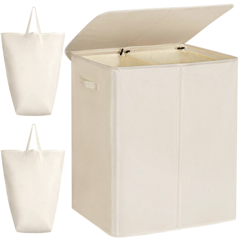 Laundry Sorter with Handles, Beige